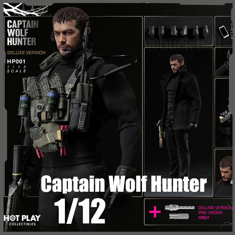 

Оригинальная фигурка HOT PLAY Resident Evil Captain Wolf Hunter Chris, 1/12, аниме-фигурка, коллекционная модель, игрушка, подарок