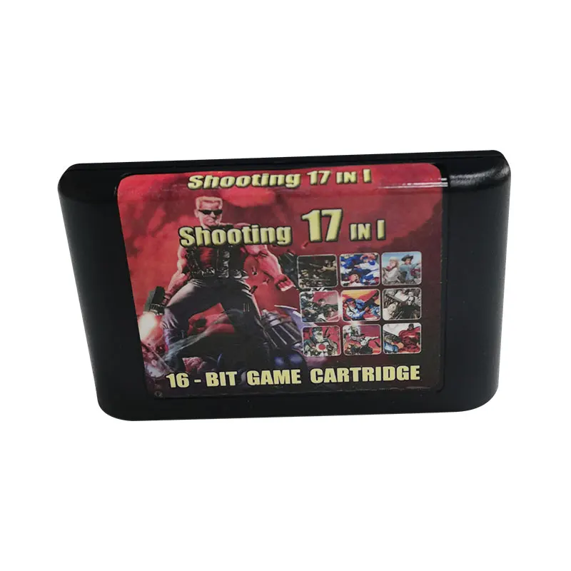 

Игровой картридж 17 в 1 для 16-битной игровой консоли NTSC и PAL ViACdeo