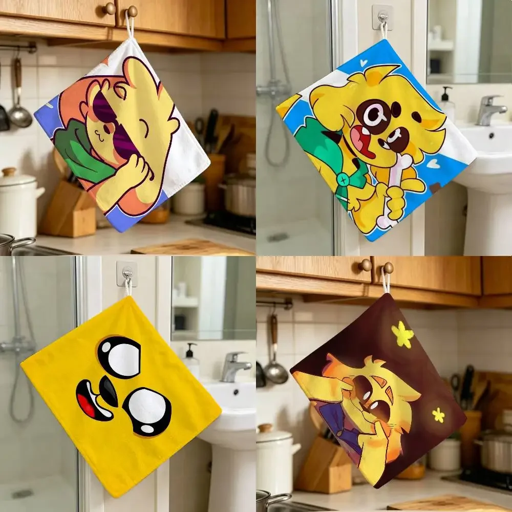 Las Perrerias de Mike Polyester Cotton Daily Towel Hanging Kitchen Hand Wiping Cloth Durable for Whole House Use