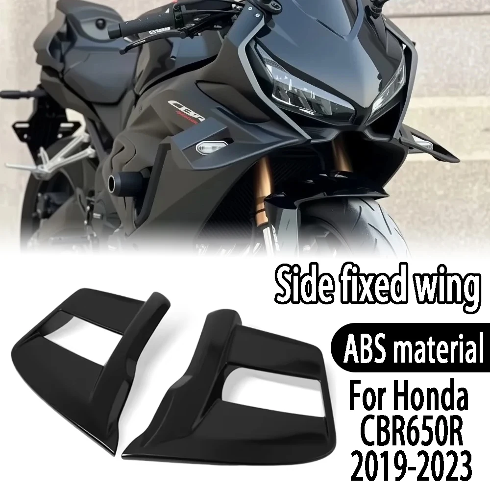 

FOR Honda CBR650R CBR 650R 2019-2023 Motorcycle side fixed wing fixed wing side spoiler new type of windshield aerodynamic wing