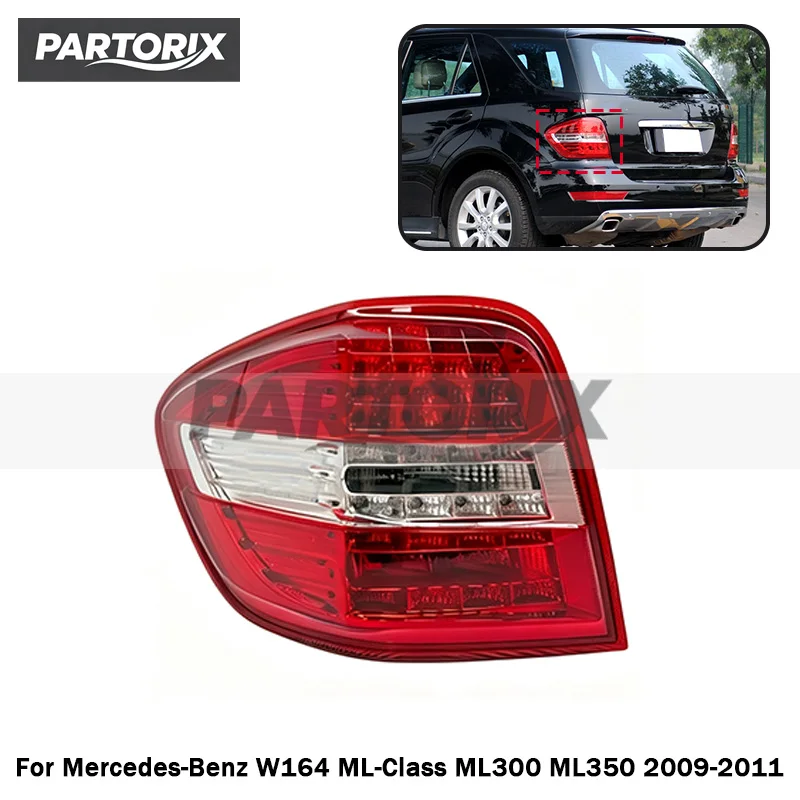 Tail Lamp Tail Light For Mercedes-Benz W164 ML-Class ML300 ML350 2009-2011 Rear Tail Light Brake Lamp
