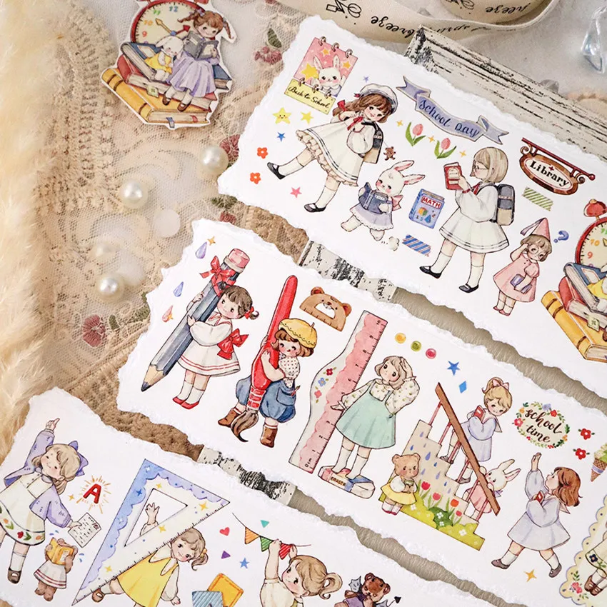 

Лента васи для дневника путешествий и наклейки для домашних животных — подходят для украшения значка журнала