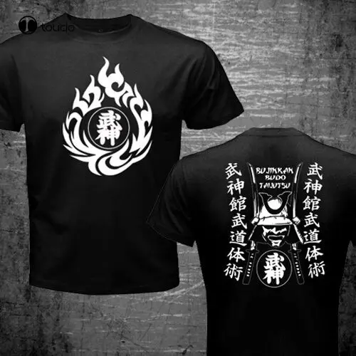 Japan Shinobi Ninja Bujinkan Ninjutsu Budo Taijutsu War Shogun Symbol T-Shirt black t shirts for men