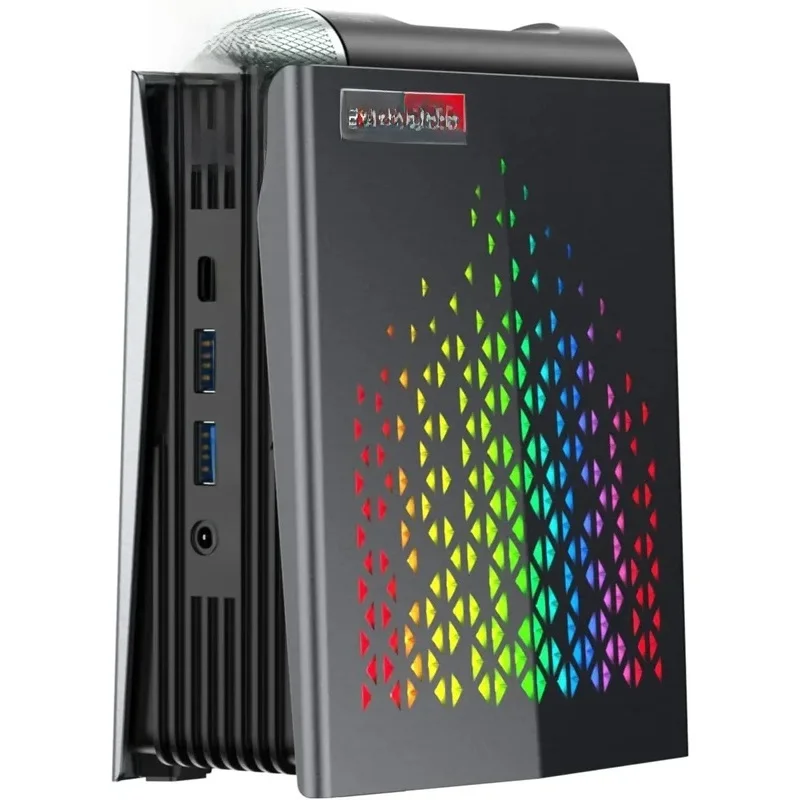 [Mini PC Ryzen per PC da gioco, AMD Ryzen 7 Pro 5875U SSD NVME da 16 GB DDR4 512 GB, 1[WiFi6/BT5.2] [4K UHD/Luci RGB/3 modalità regolabili]