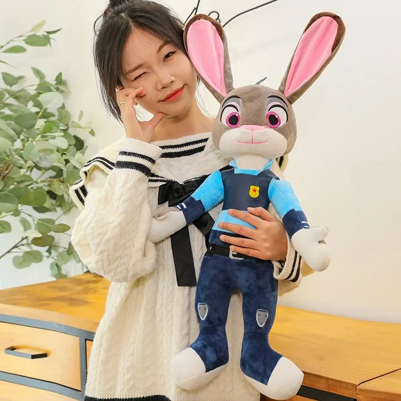40Cm Disney Zootopia Character Nick Wilde Judy Hopps Cartoon Cute Toy Doll Model Birthday Christmas Gift for Children Friends
