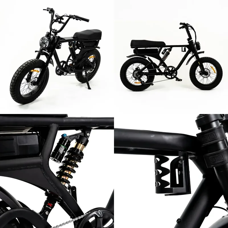 Factory Direct 2026 Best Seller 52V 1000W 20 Inch Electric Bike Dual Suspension for All Terrain OEM for Adult