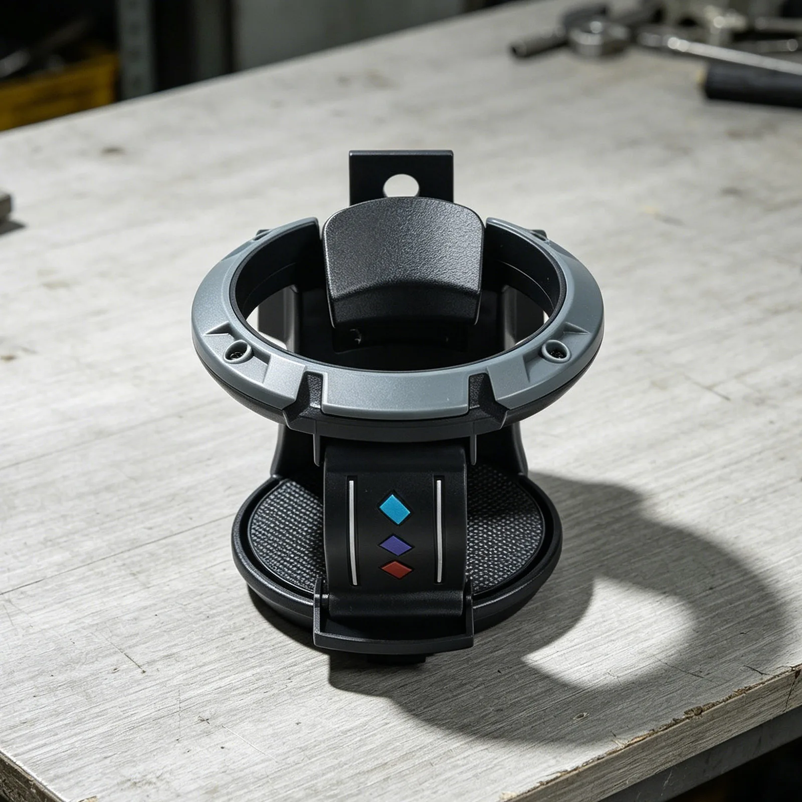 Car Beverage Holder Front Storage Rack Daily Commute Quick Snap Fit Metal plastic No Tools Required Secure Cup Retention