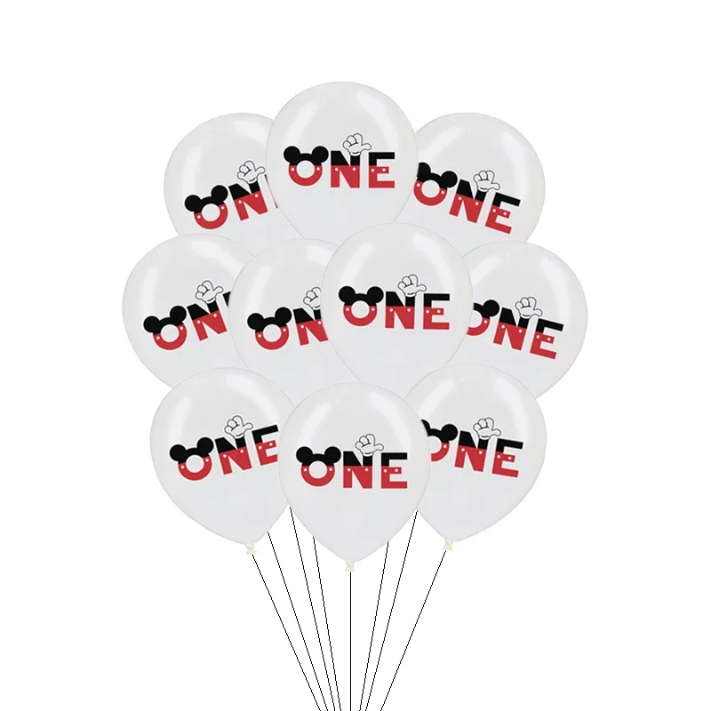 7Pcs Disney Minnie Foil Balloons Set Mickey Mouse Balloon Birthday Party Decoration Baby Shower Kids Toy Air Globos Supplies