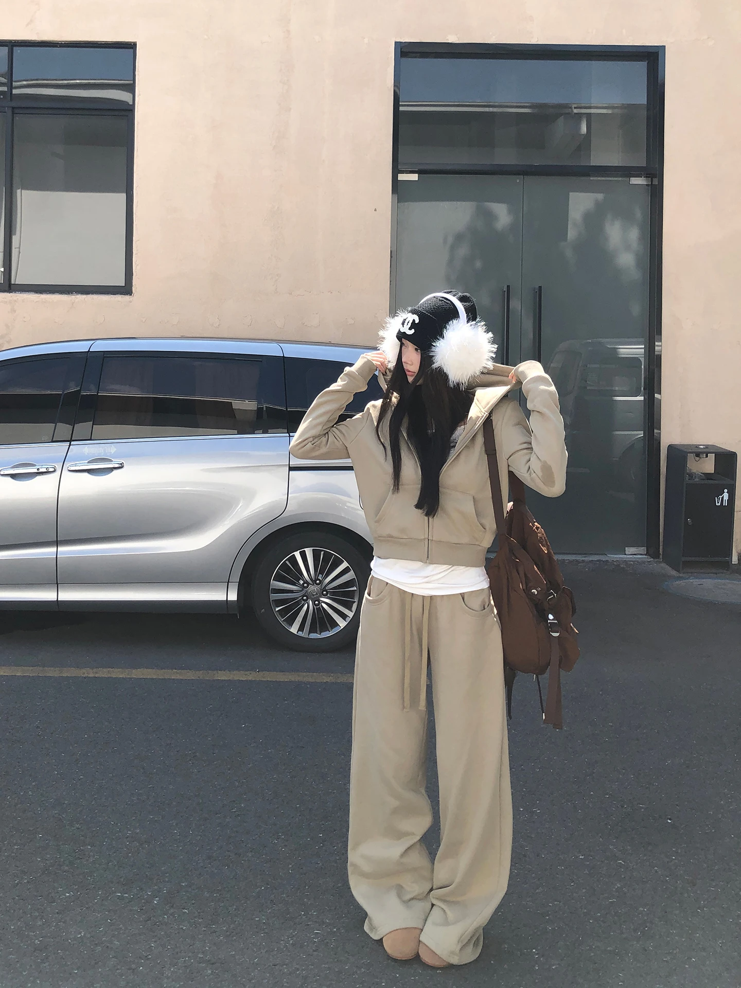 

Женская утепленная худи-куртка на молнии с флисовой подкладкой, осенне-зимняя, новая, теплая, из смесового хлопка и полиэстера, с длинными рукавами