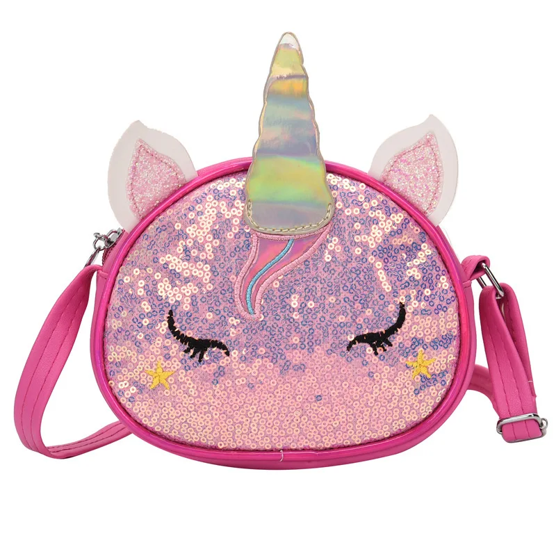 Tas Phantom lucu, tas bahu bersinar kartun Unicorn, tas tangan selempang untuk wanita, kasual kualitas tinggi, tas kurir serbaguna mewah