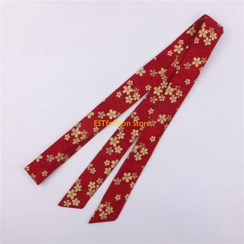 Y5GC Vintage Hanfu Headdress for Women Elegant Chinese Belt with Cloud Crane Pattern for Hanfu Clothing Hair Band