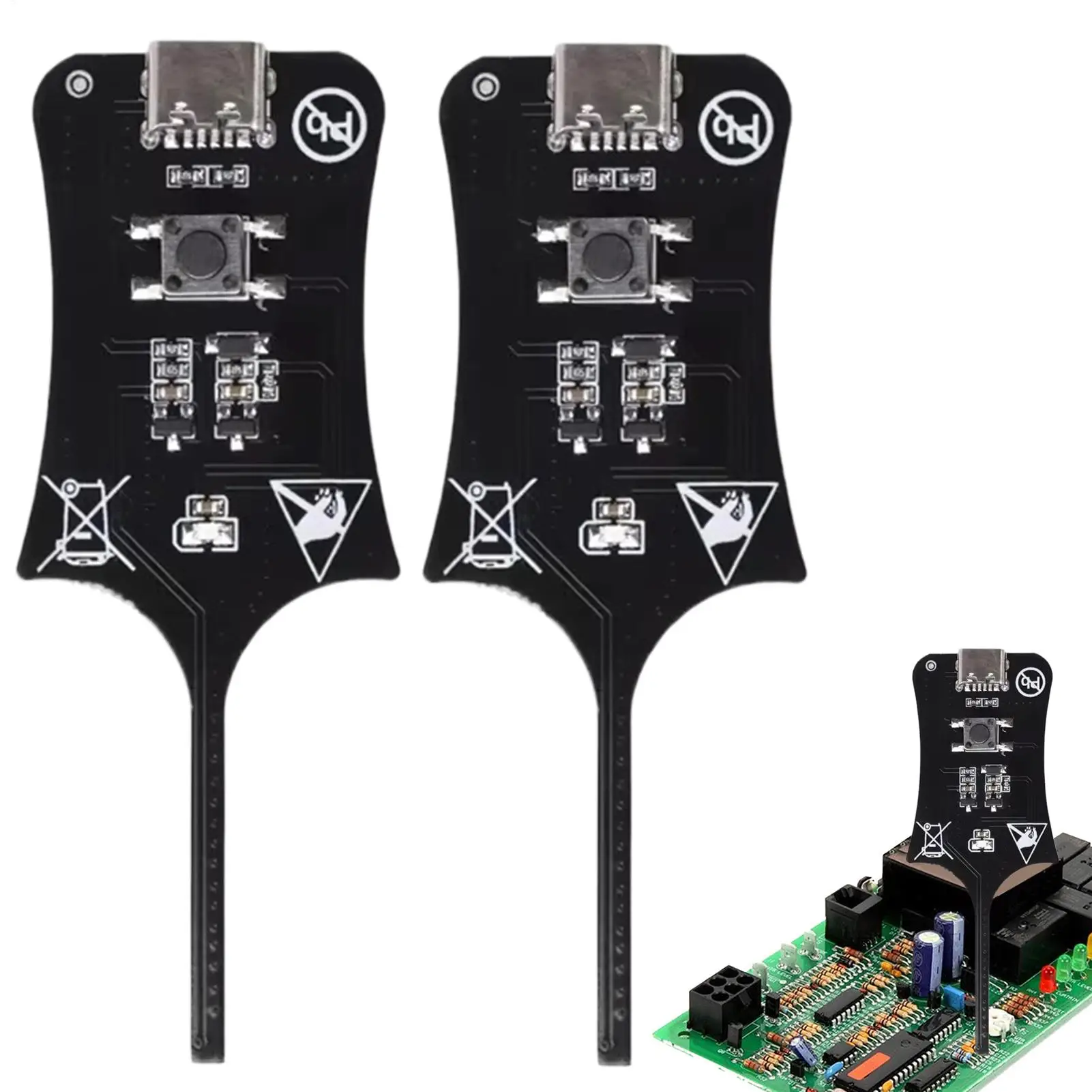 

Inductance Tester 2Pcs/set High Precision Mainboard Coil Tester motherboard inductance troubleshooting tool for Electronics
