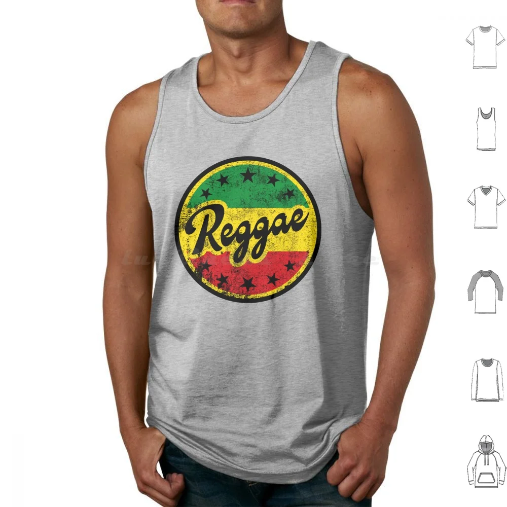 Reggae Tank Tops Vest Sleeveless Reggae Reggae Music Rastafari Rasta Fari Rasta Rastafari Flag Rasta Fari Flag Rasta Flag