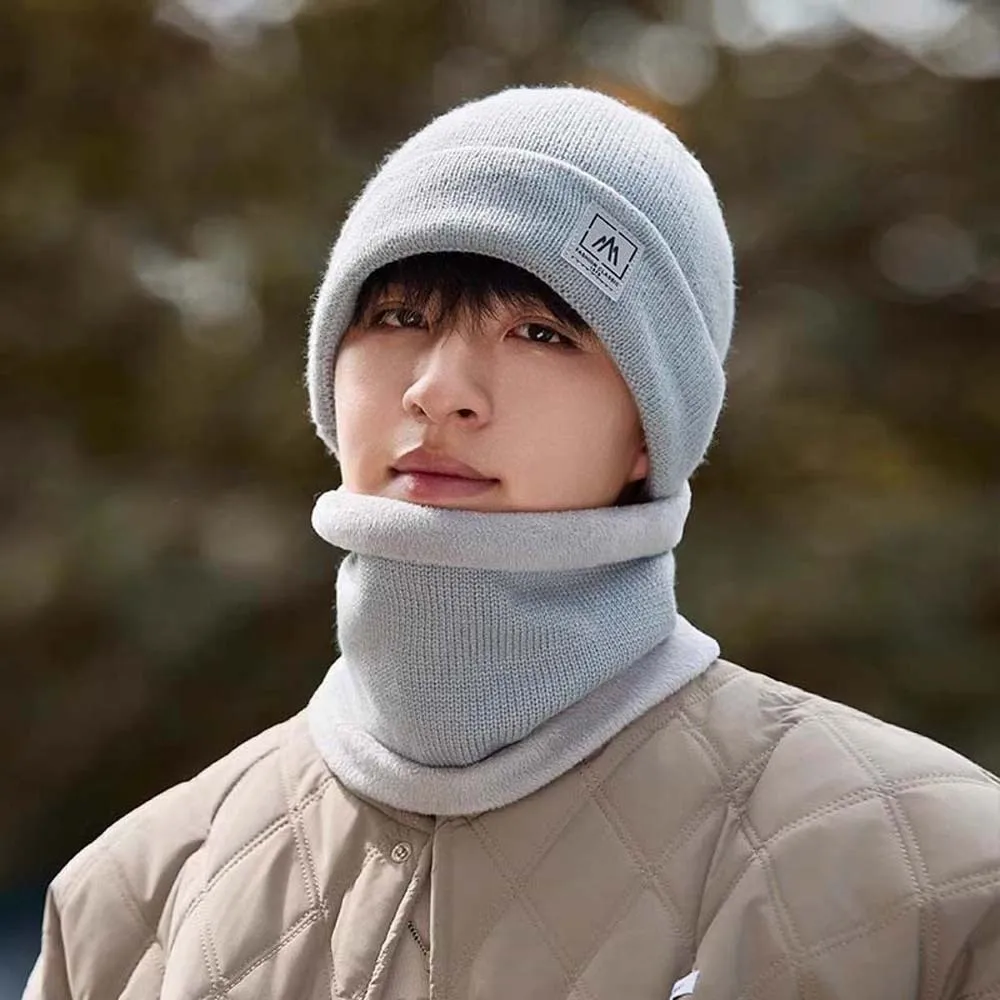 شخصية مرنة قبعة ووشاح دعوى بلون العصرية المدمجة وشاح قبة كل مباراة الشتاء السترة قبعة أكثر دفئا