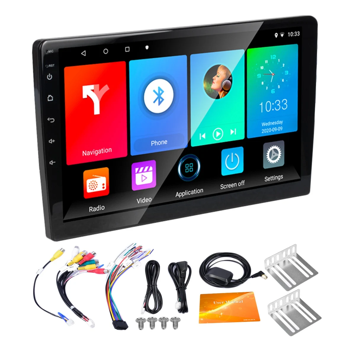 

2 Din Car Radio Android 10.1 10.1 Inch Press Screen Car MP5 Player Radio GPS Navigation Wifi Bluetooth for Car A