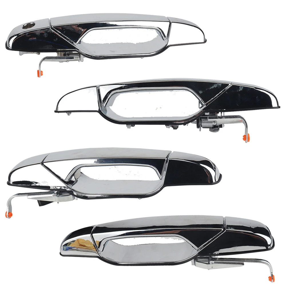 

​4x Chrome Door Handles for Chevy Tahoe GMC Yukon Sierra Denali 07-13 Left Right