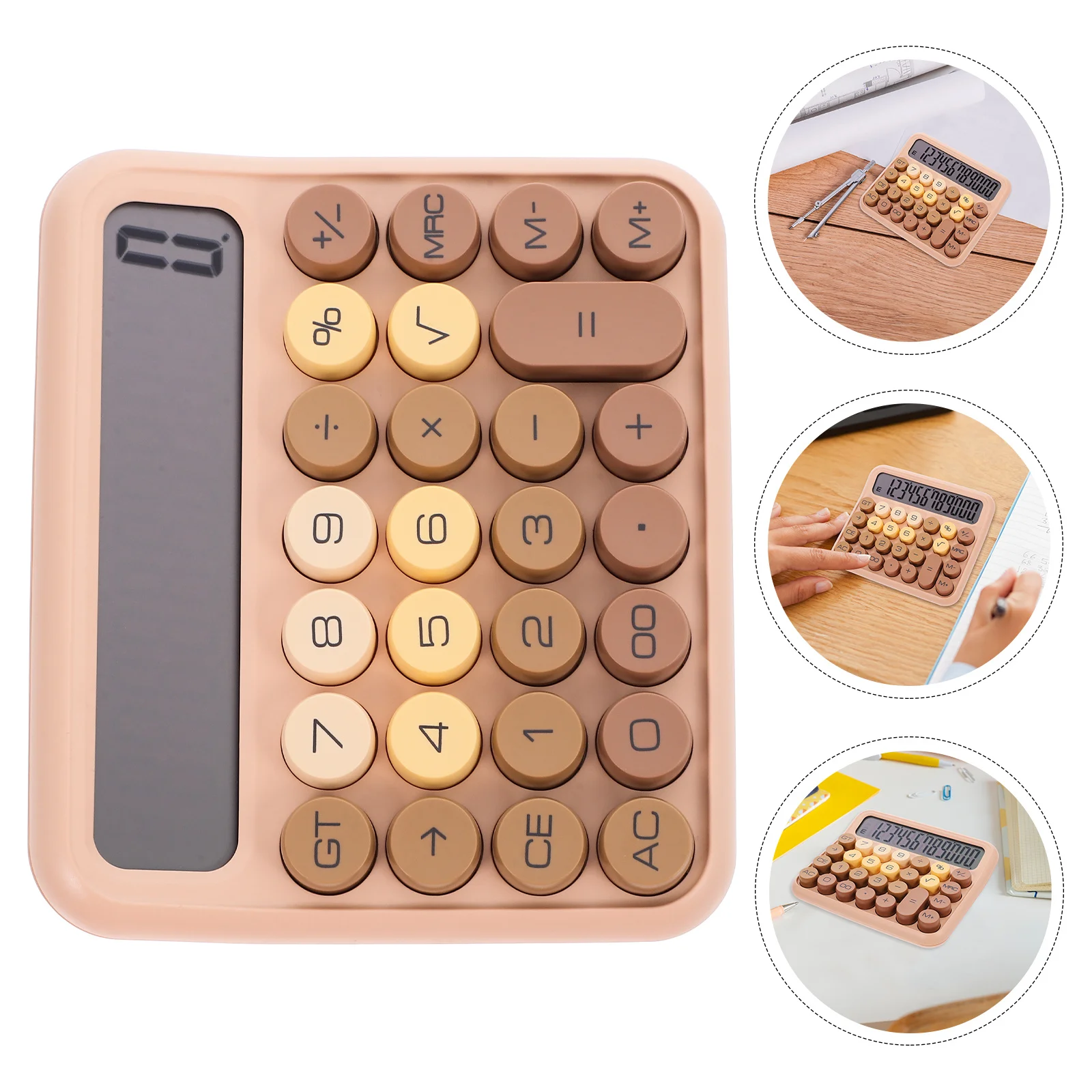Kalkulator dopaminowy, przenośny, mały rozmiar, lekki, do użytku w szkole i biurze, wielofunkcyjne cyfrowe narzędzie obliczeniowe dla uczniów.