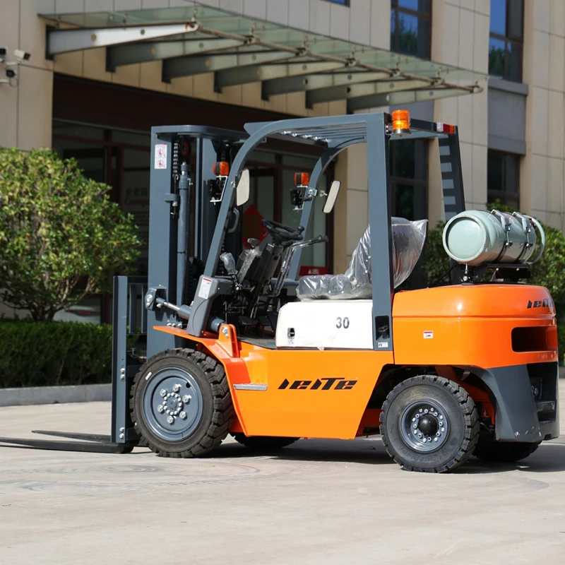 รถยกเครื่องยนต์เบนซิน LPG หยาบ3Ton 2.5Ton จากประเทศจีน