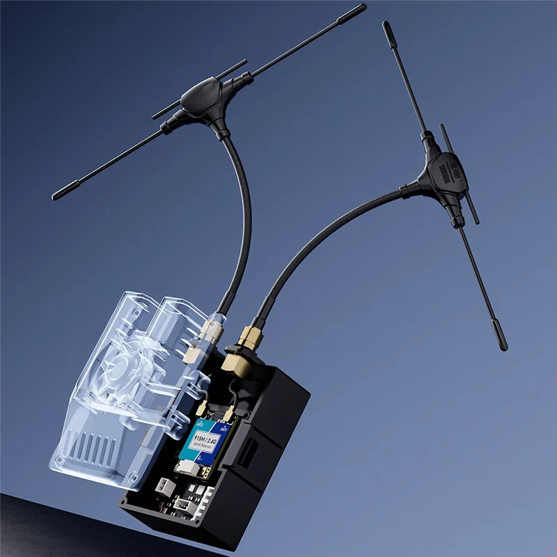 

BAAE 1Pc ELRS 915M/2.4G Gemx Gemini Dual Frequency Receiver FPV Crossover Aircraft