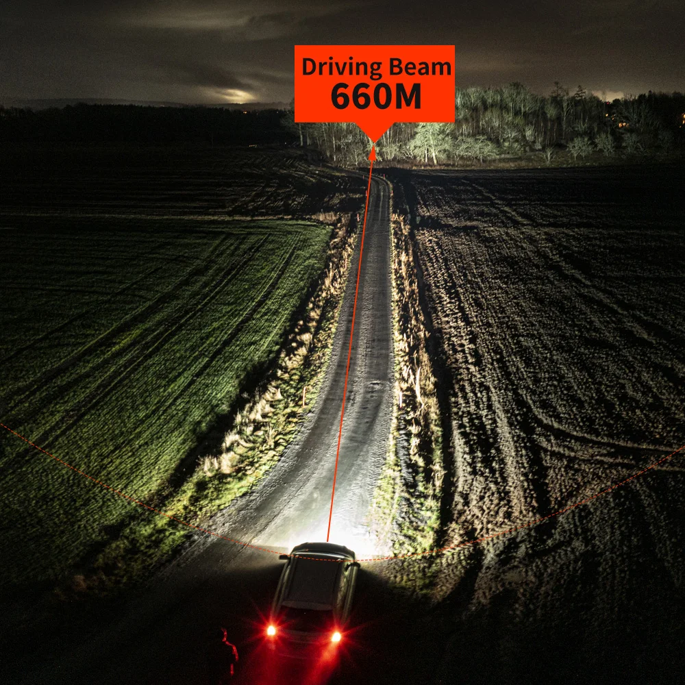 

LED with Start Dynamic DRL for Snow Fog on Top of Bumper Long Range Focusing Beam 4WD 180w Truck 10 Inch Winter Driving Light