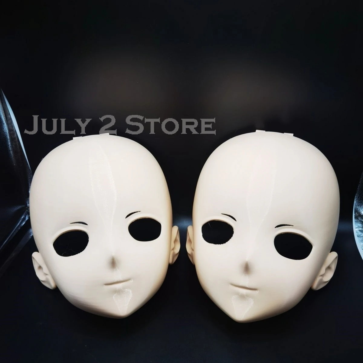 Anime Kigurumi máscara facial femenina juego de Anime Cosplay cabeza Base cráneo casco completo Cosplay accesorios DIY juego de rol B juego de rol