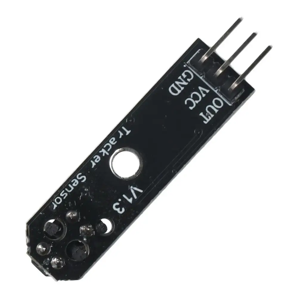 3Pcs Durable 5V 1-Channel Infrared Reflective Sensor Black 3.5x1cm Infrared Reflection Module 3Pin Tracking Module for Arduino