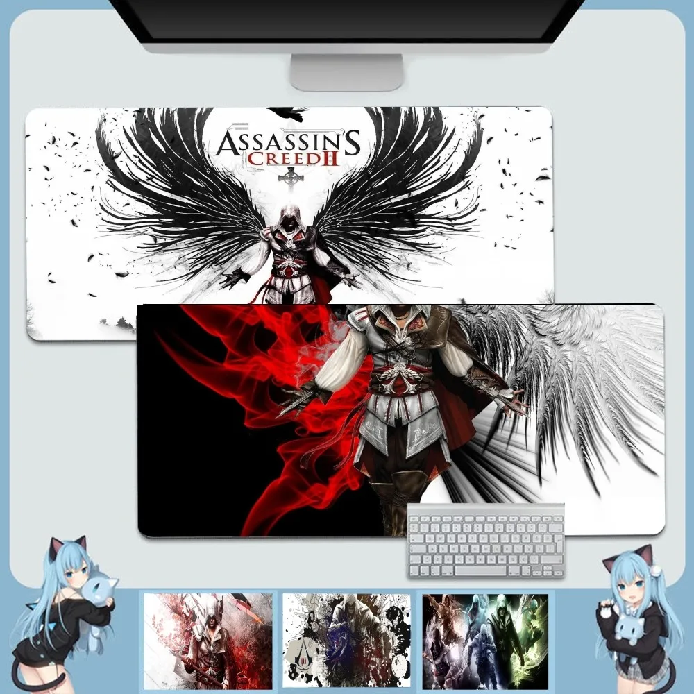 

Assassins Creed My Favorite Office Mice Gamer Soft Mouse Pad Size For Game Keyboard Pad