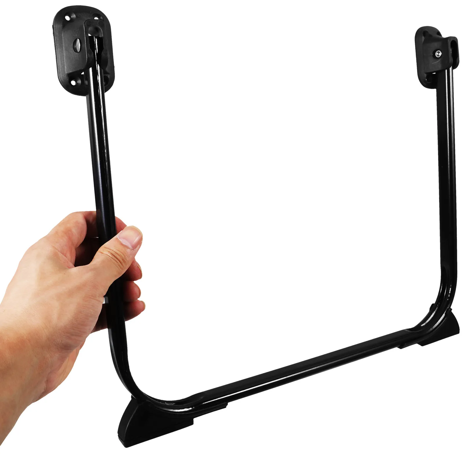 2Pcs U Shape Folding Table Legs Heavy Duty Coffee Table Replacement Foldable Iron Stand Legs for Desk Furniture Accessories