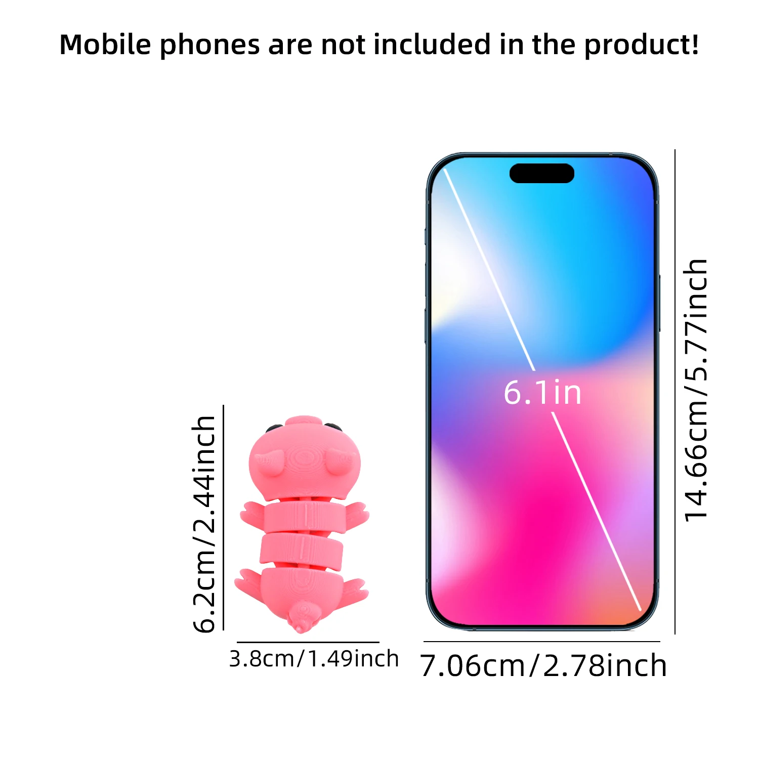 Mini animali stampati in 3D, simpatici modelli di maiali, giocattoli antistress per la decorazione del desktop domestico, animali domestici tascabili