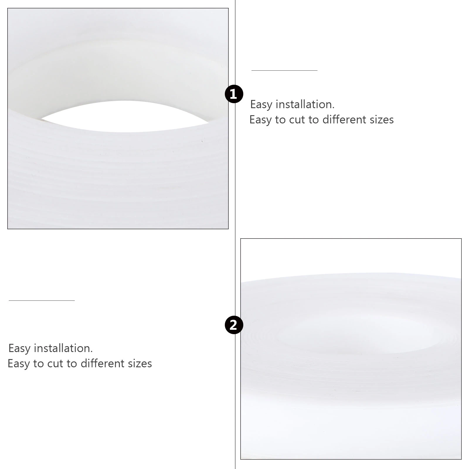 

Silicone Sealing Strip Soundproof Weatherproof Dustproof for Sliding Doors Windows Furniture Waterproof Adhesive Tape