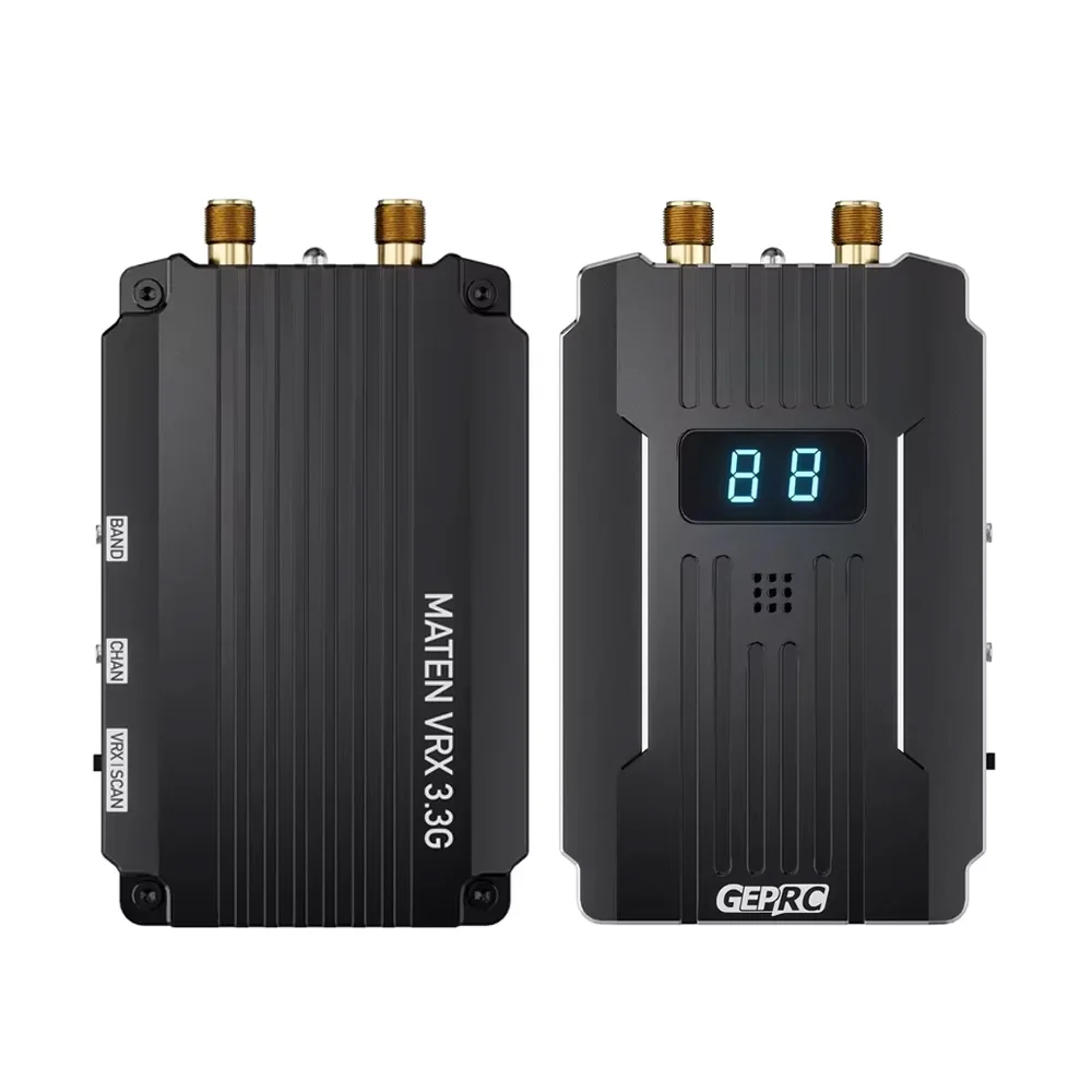GEPRC MATEN 3.3Ghz 40CH 3-8S Video Receiver VRX With 3.3Ghz Signal Alarmer