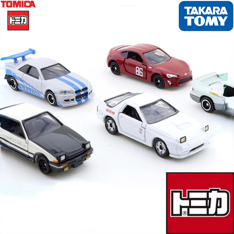 Tomeca Alloy Simulation Car Model Dream Card Fujiwara Takumi 145 Initial D Toyota AE86 Nissan Honda Civic Trendy Toy Car