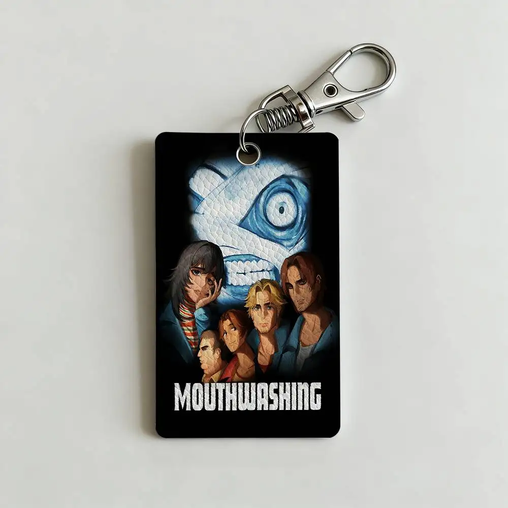 Hot Game Mouthwashing Card Holder Keychain Badge Holder Card Pass Hang Rope Lariat Lanyard for Key
