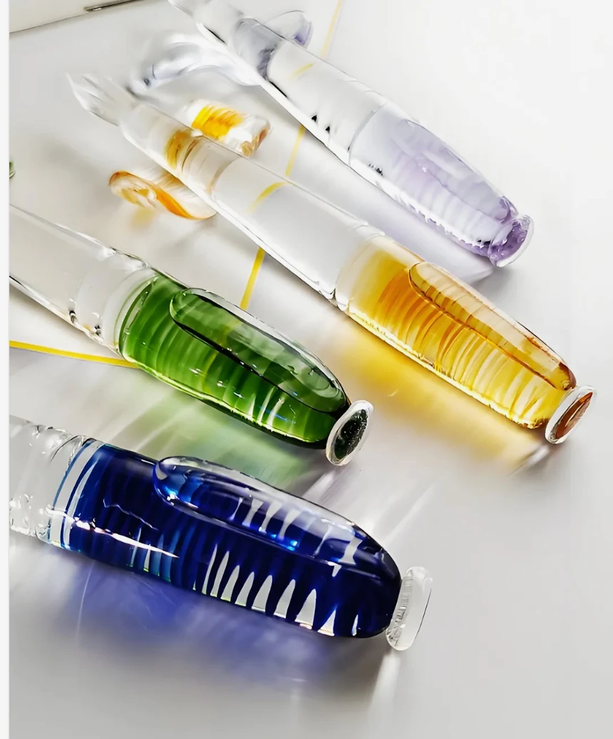 Purely Handmade  Chasing Light Series Glass Dip Pen Smoothly Writing Calligraphy Pen