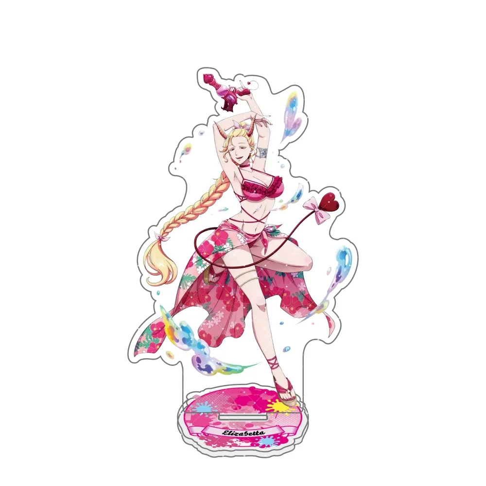 Welcome to Demon School!  Iruma-kun Suzuki Iruma Valac Clara CosSummer Water Gun Theme Acrylic Figure Stand Ornaments Gifts key - view 4