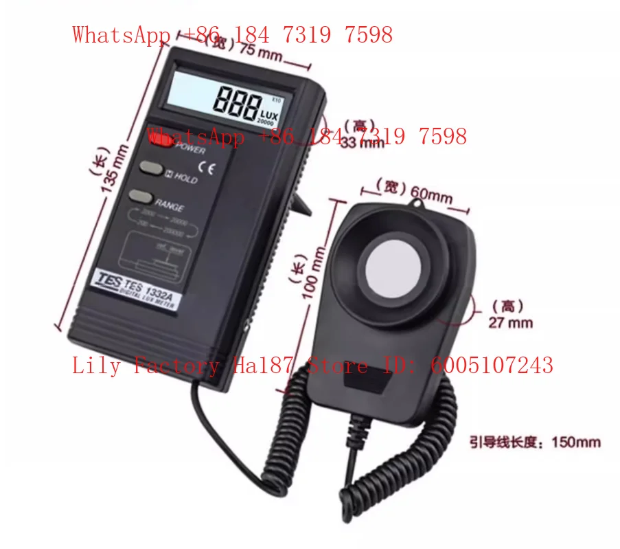 Black light illuminometer UV-340A UV irradiometer UV intensity meter UV340A fluorescent flaw detection illuminometer