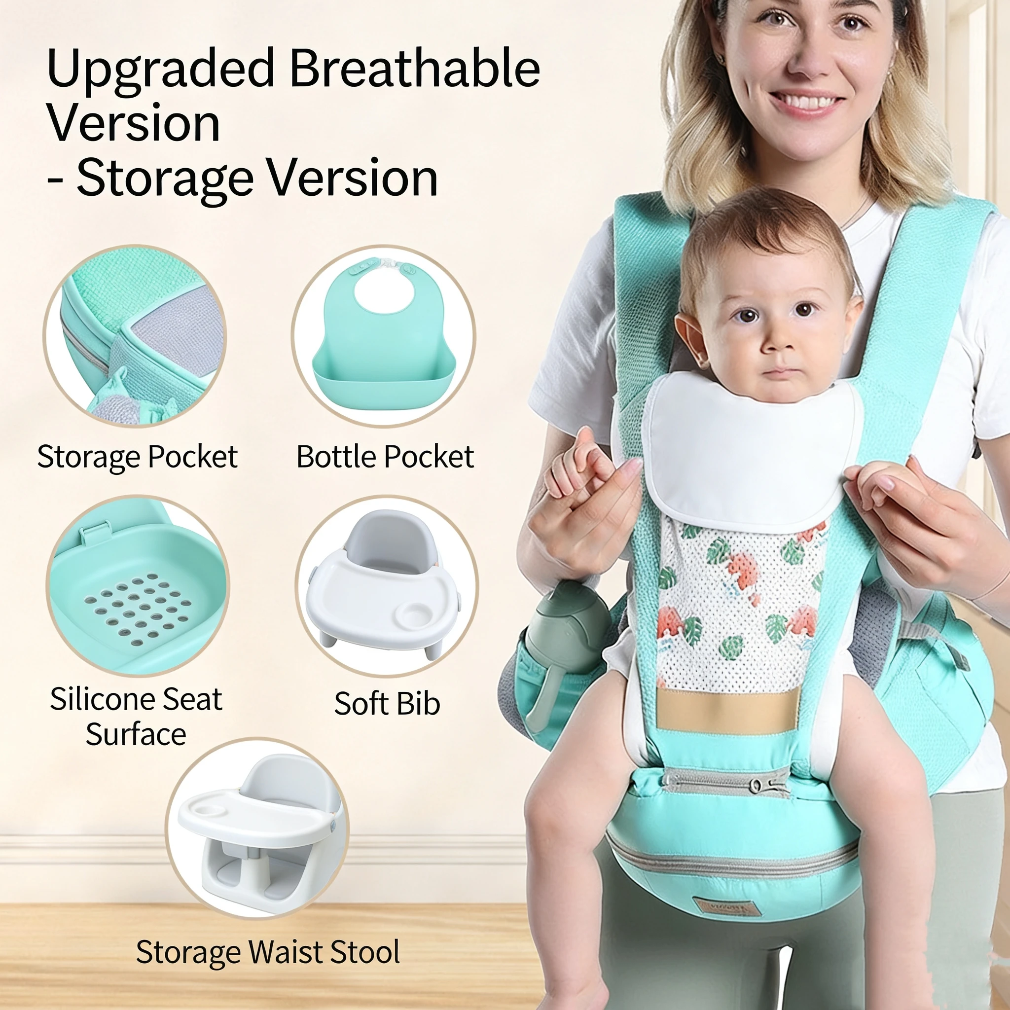 Ergonomic Baby Carrier Backpac - Ergonomic Baby Carrier 评论和价格