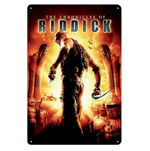 The Chronicles Of Riddick Vin Movie Metallposter-Blechschild