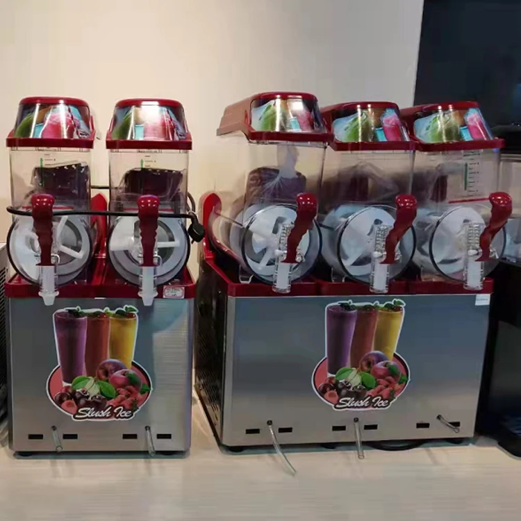 Frozen Drink Machine Commercial Bubble Tea Slush Slushy Making Machine Milk Shake Snow Melting Machine