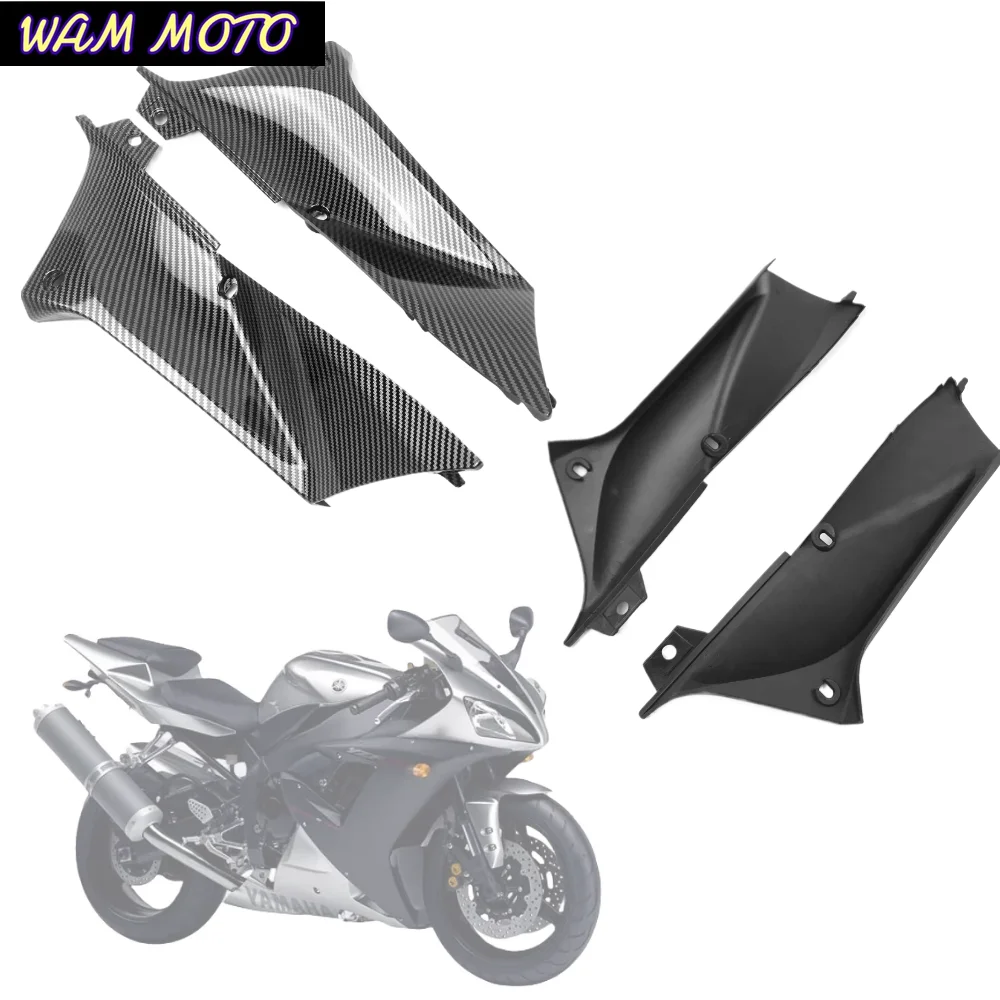 Motorcycle Carbon Fiber Pattern ABS Side Panels Fairing Cover Protector For Yamaha YZF R1 2002 2003