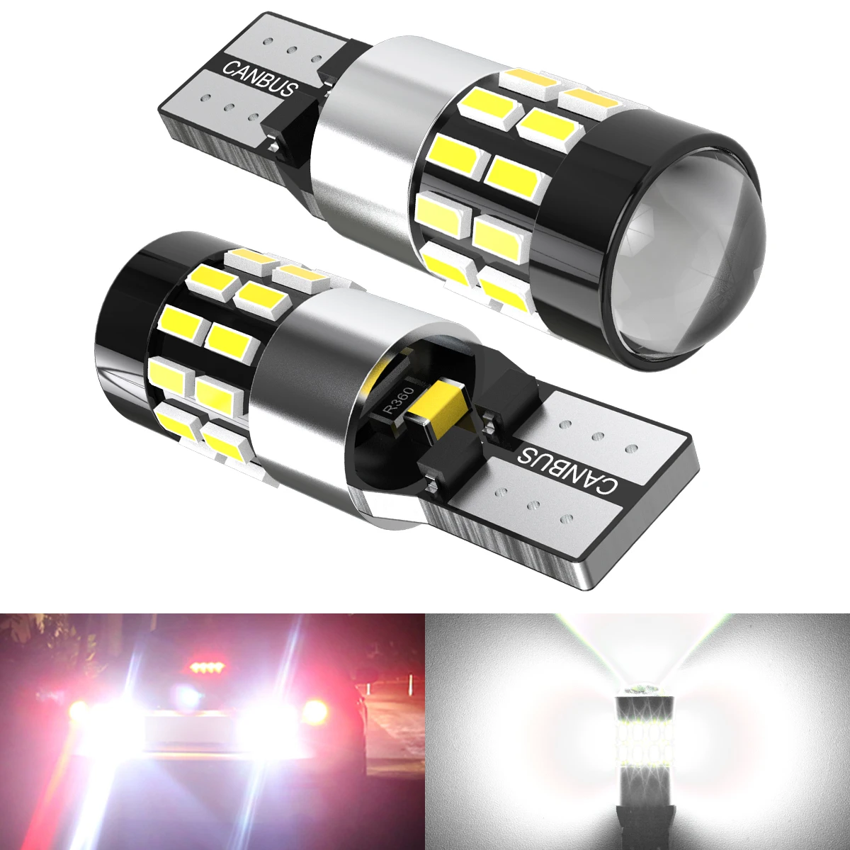 

2 шт. светодиодные лампы T10 W5W 6000K белого света, сверхъяркие, для габаритных огней и стояночных огней, для Nissan Teana, Primera и Citroen Berlingo, C2, DS3