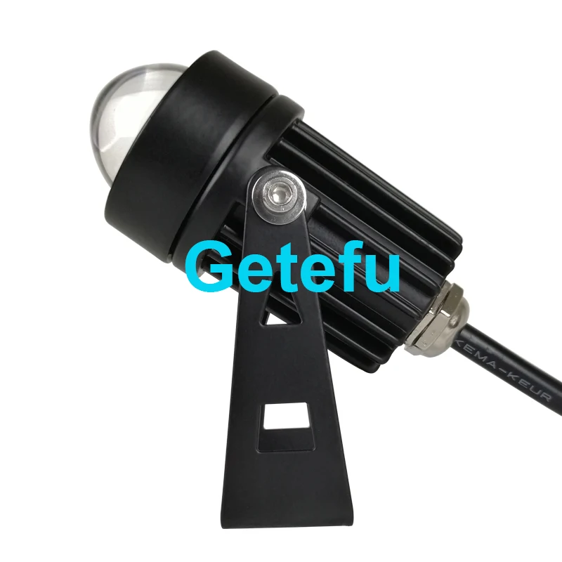 10 Stück LED-Scheinwerfer im Freien wasserdichte Wand leuchte schmaler Abstrahl winkel LED-Scheinwerfer 6w Spot lampe Langstrecken-Wand wasch lampe – Detail 6