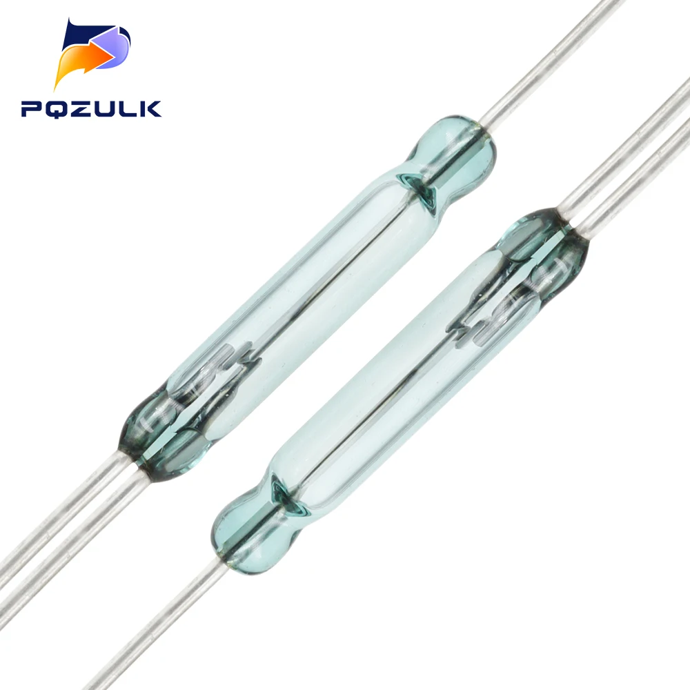 5Pcs Reed Switch 3 pin 2.5X14MM Magnetic Switch Normally Open and Normally Closed Conversion