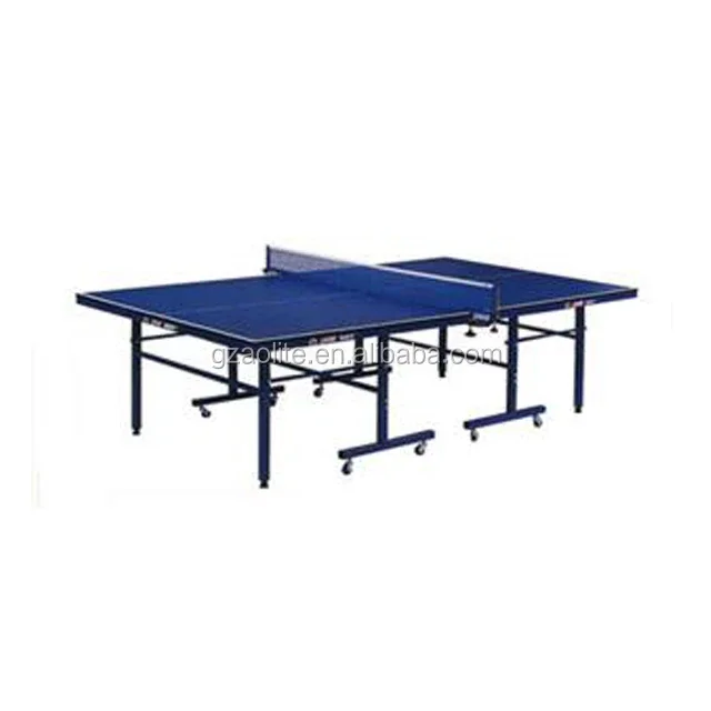 Beweegbare Indoor Tafeltennistafel Opvouwbare Trainingsapparatuur Belangrijkste Materiaal Mdf Voor Buitensporten Ping Pong Pingpong Tafel