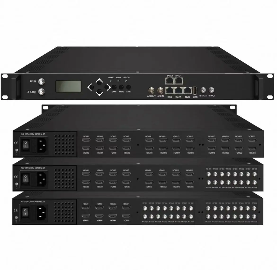 Digital TV HD Encoder Modulator Factory Directly Selling Input to IP and RF ASI Out Encoder Modulator Support IPTV CATV Project