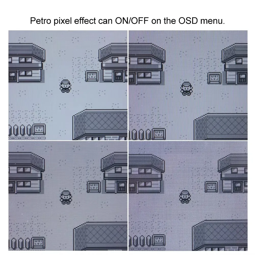 GBO IPS V5 Pro LCD مجموعة شاشة الإضاءة الخلفية قائمة OSD لـ Game Boy Classic DMG GBO GB ث/غطاء الإسكان المقطوع مسبقًا مع مكبر الصوت #4