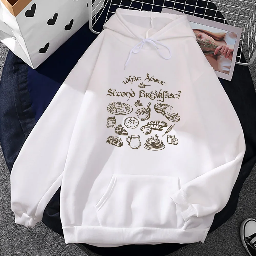 Second Breakfast Printing Sweatshirts Street Funko Pop Men Hoodies Autumn Winter Fleece Clothing Male/female Casual Sudaderas