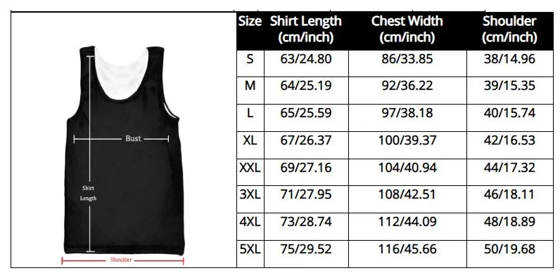 Custom made DIY customize Unisex Casual tops 3D All Over Printed vest/Tan Tok Mens Womens