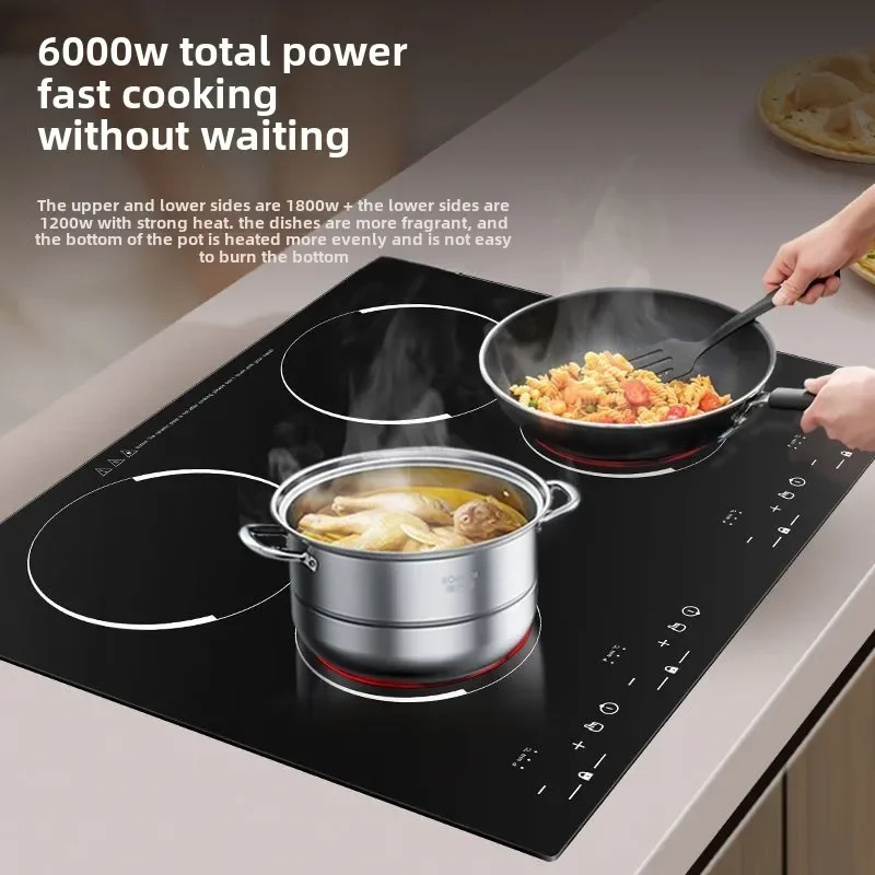 Multifunctional Commercial Multi-eye Electric Ceramic Stove High Power Double Burner for Household Commercial Cooking