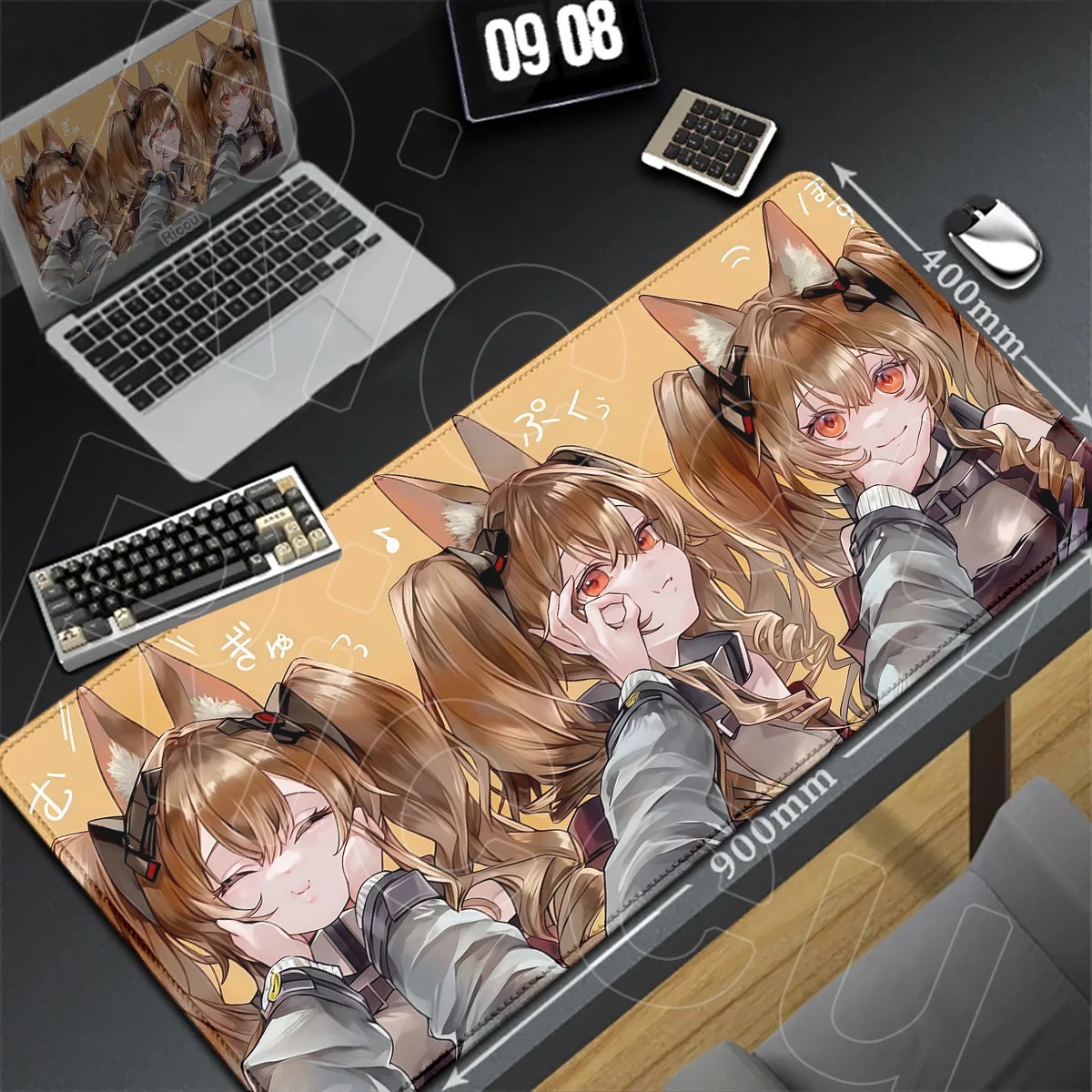 Hot Game Arknights Endfield Kawaii Anime Girl Gilberta Mousepad HD Printing Rubber Office Computer Table Rug Laptop Keyboard Mat